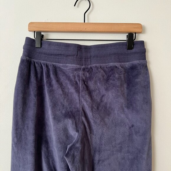aerie Purple Velour Flare Lounge Pants Women's Size Medium Short - Picture 8 of 8